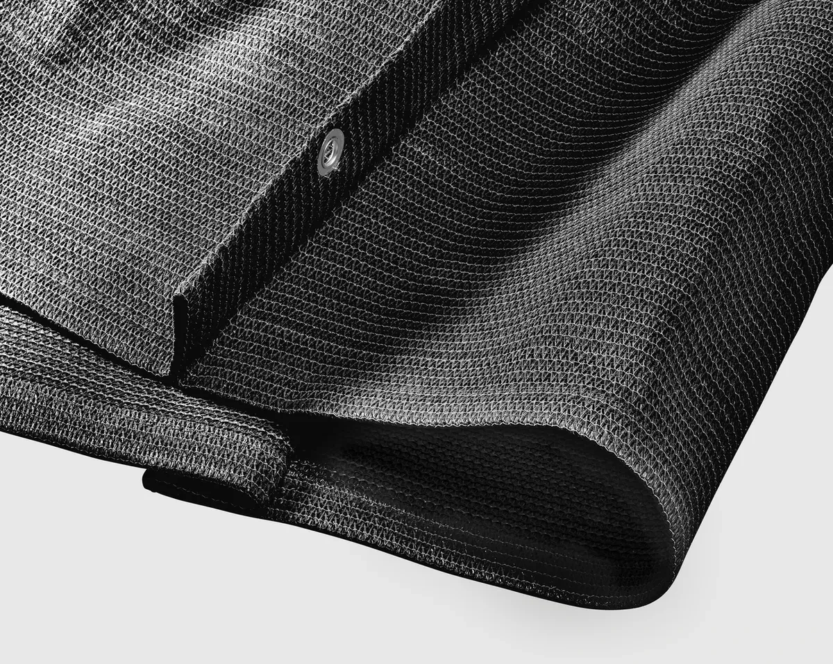 Platinum Optiva Aluminium Pergola Antraciet met Coolfit Schaduwdoek Antraciet 319 x 319 cm - Afbeelding 2